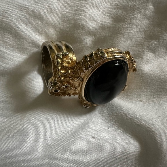 Vintage YSL rare Arty black ring size 7 - Picture 4 of 10